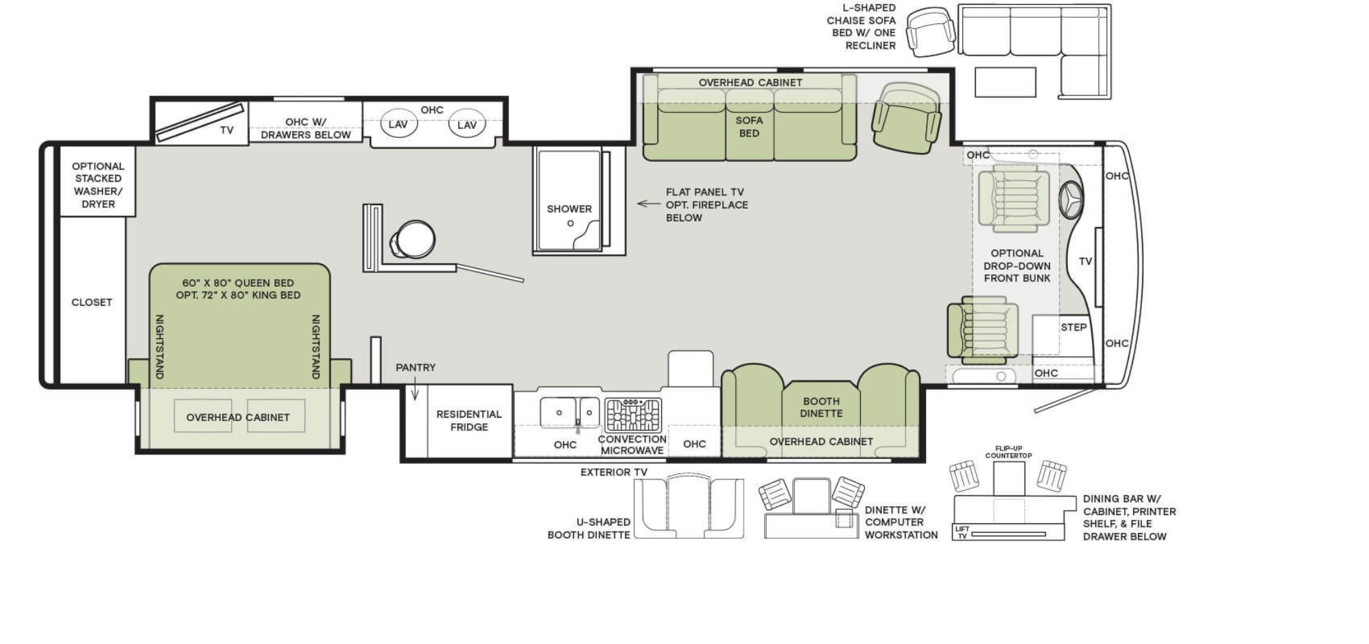 Tiffin Motorhome Dimensions (2022 Models) – Folding Camper World