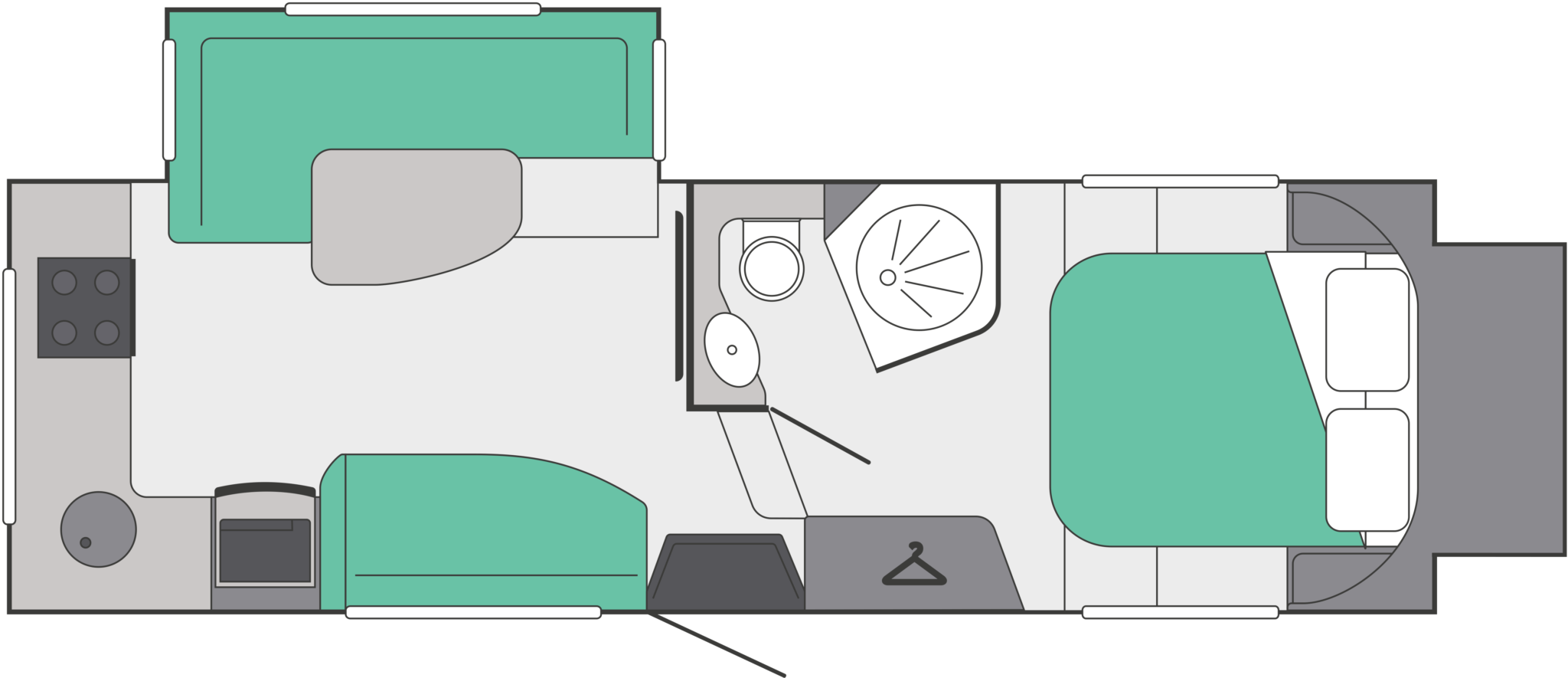 Fifth Wheel Co Tourer Dimensions (Updated for 2021) Folding Camper World
