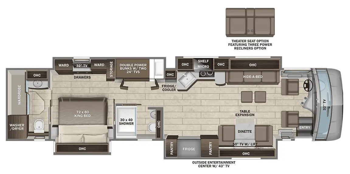 Entegra Coach RV Motorhome Dimensions (Updated for 2022) – Folding ...