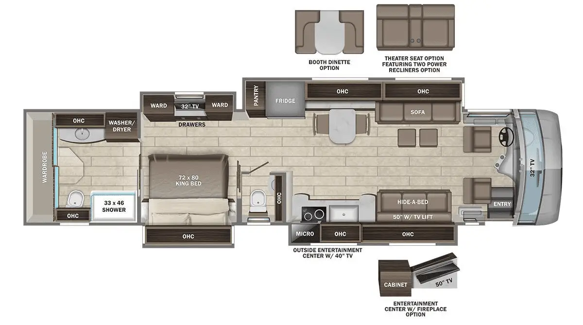 Entegra Coach RV Motorhome Dimensions (Updated for 2022) – Folding ...